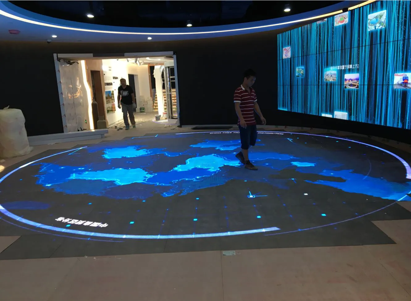 Hochwertiger LED -Boden im Freien f&uuml;r Party