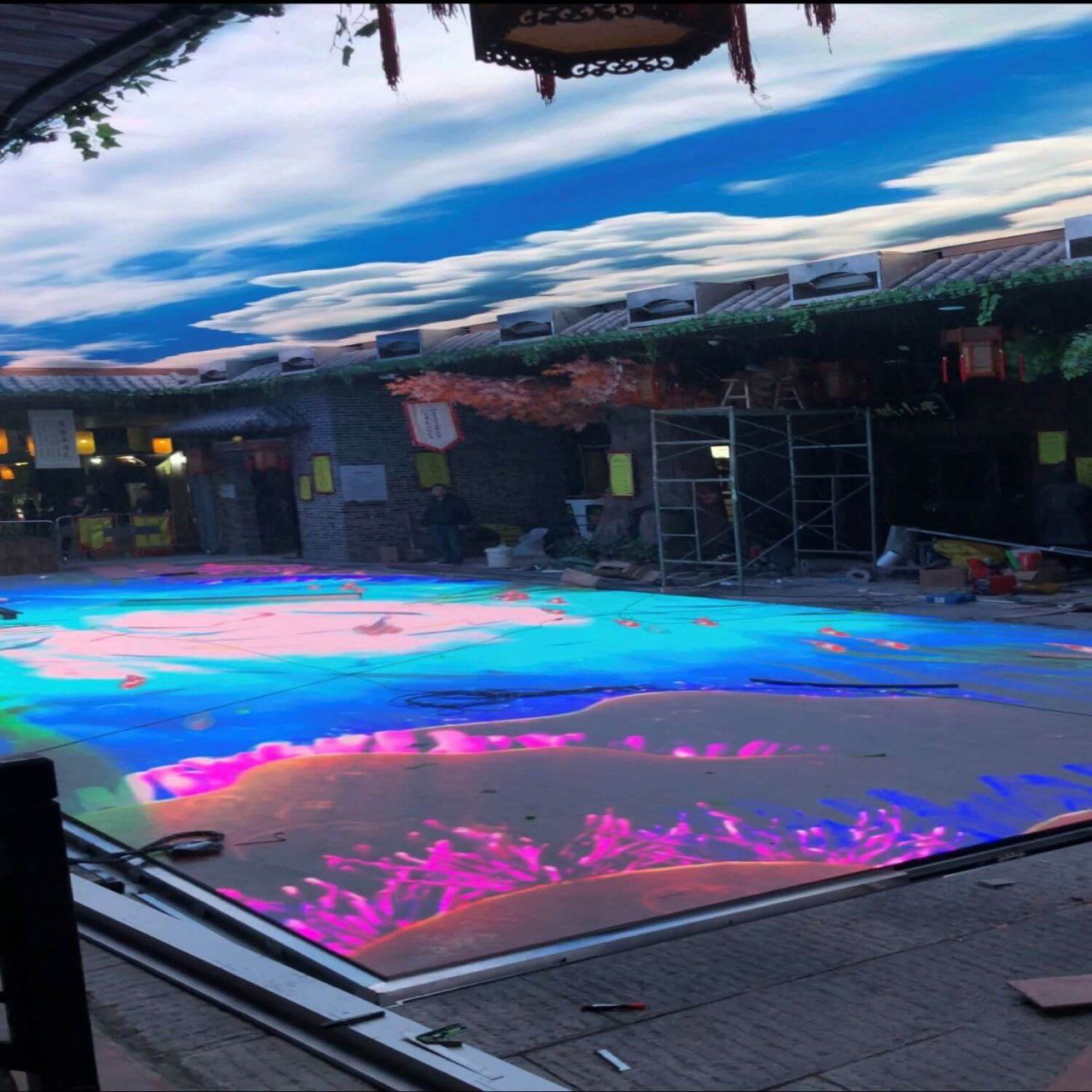 LED -Bildschirm im Freien