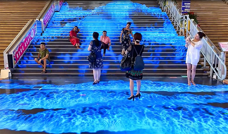 Wo können interaktive LED -Böden verwendet werden?