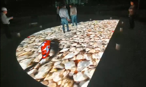 56 m² 3,91 mm interaktives LED -Videoboden für den Citizen Square im Freien im Freien im Freien im Freien