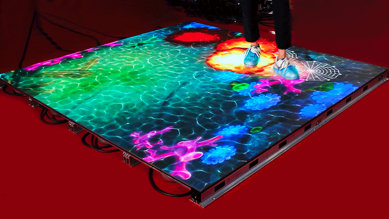 Are-Video-LED-Floors-Customizable Multizone-Bildschirmsteuerung (verschiedene Bereiche zeigen unterschiedliche Bilder)