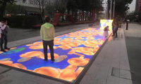 6.25 mm interaktiver LED -Bodenbildschirm im Freien für die Commercial Street