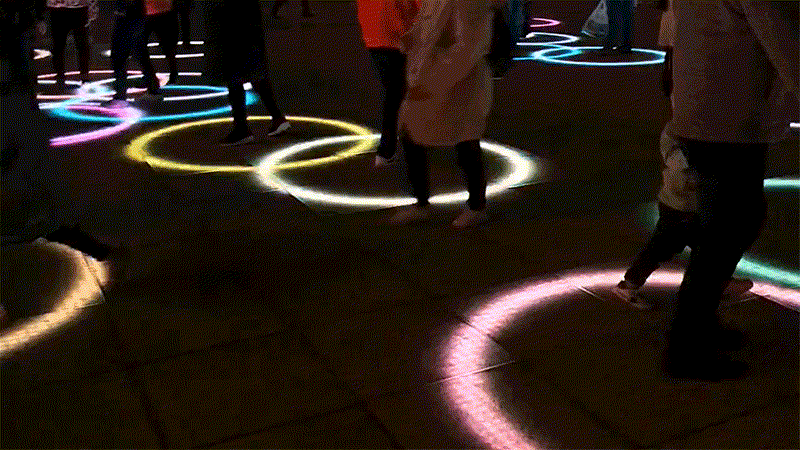 Wie installiere ich einen interaktiven LED -Boden?