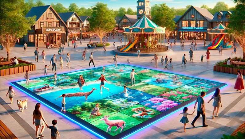 Kann ein Video -LED -Boden im Freien verwendet werden?