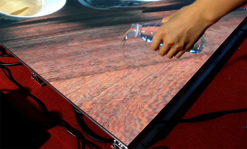 Wasserdichtes-interaktives Gebiets-Display